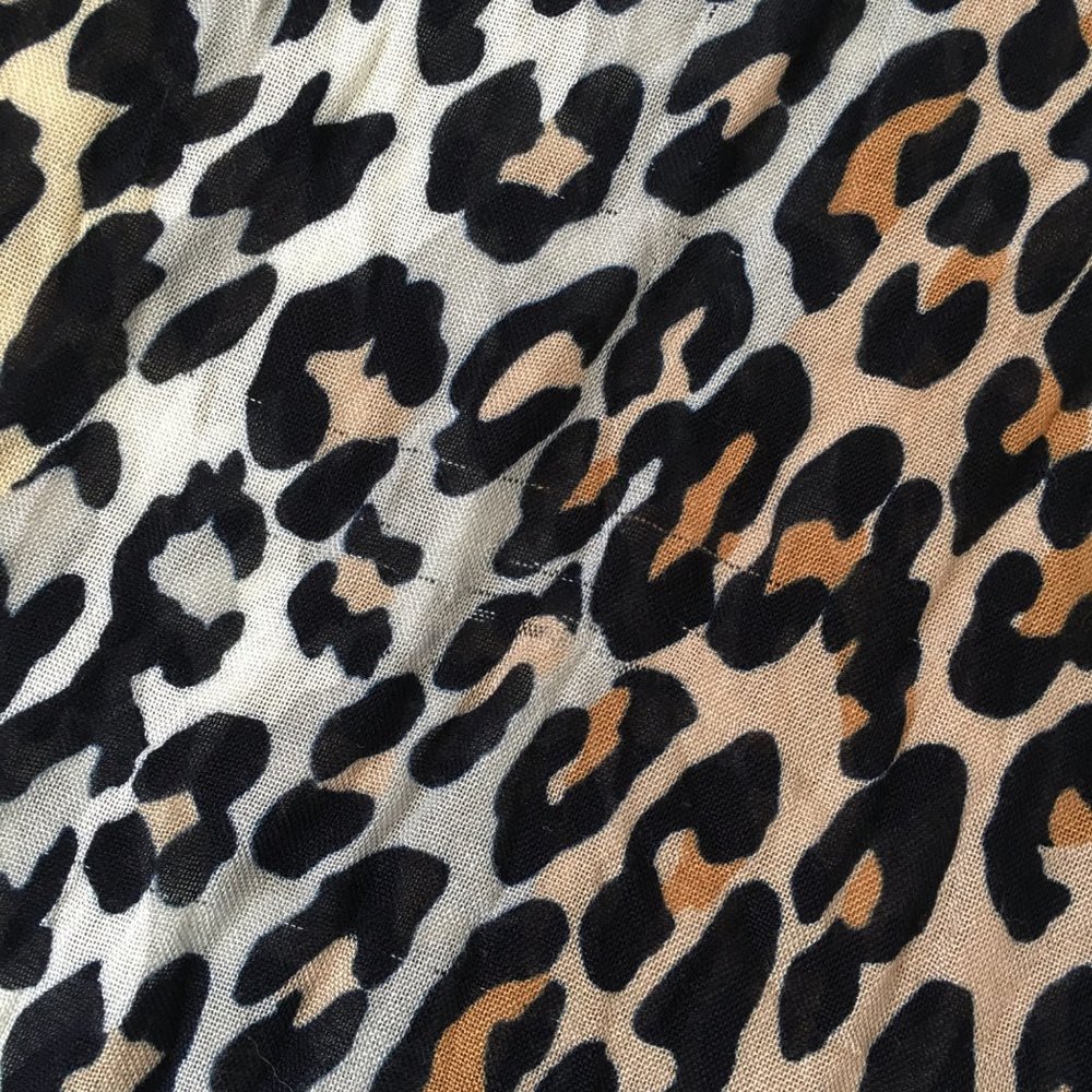 Leopard Print Scarf - Picture 5 of 7